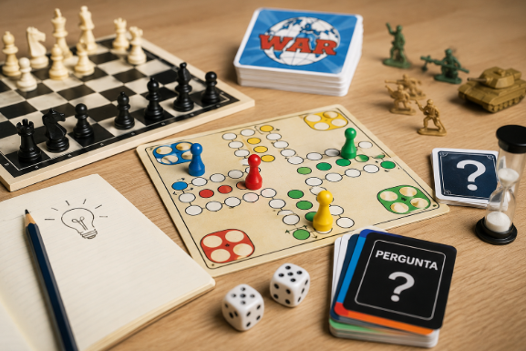 tipos de jogos de tabuleiro